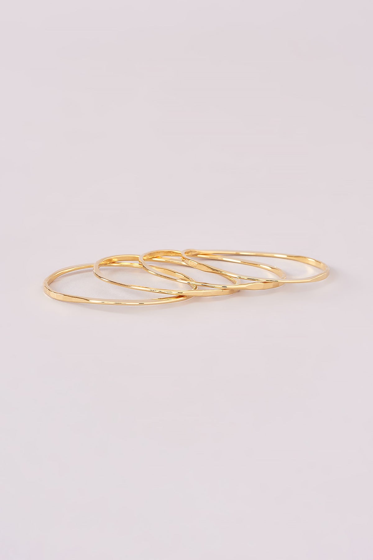 Gold Plated Bangles (Set Of 4)
