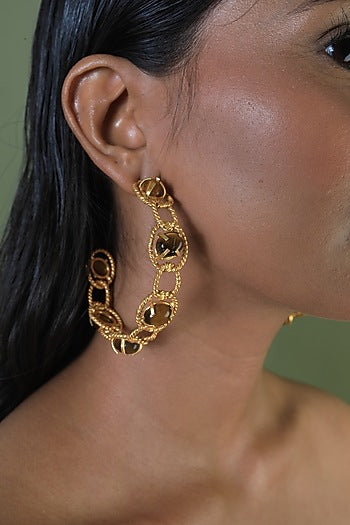 Gold Plated Hoop Earrings