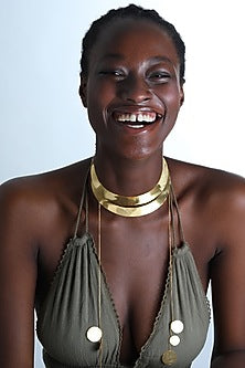 Gold Plated Choker Necklace