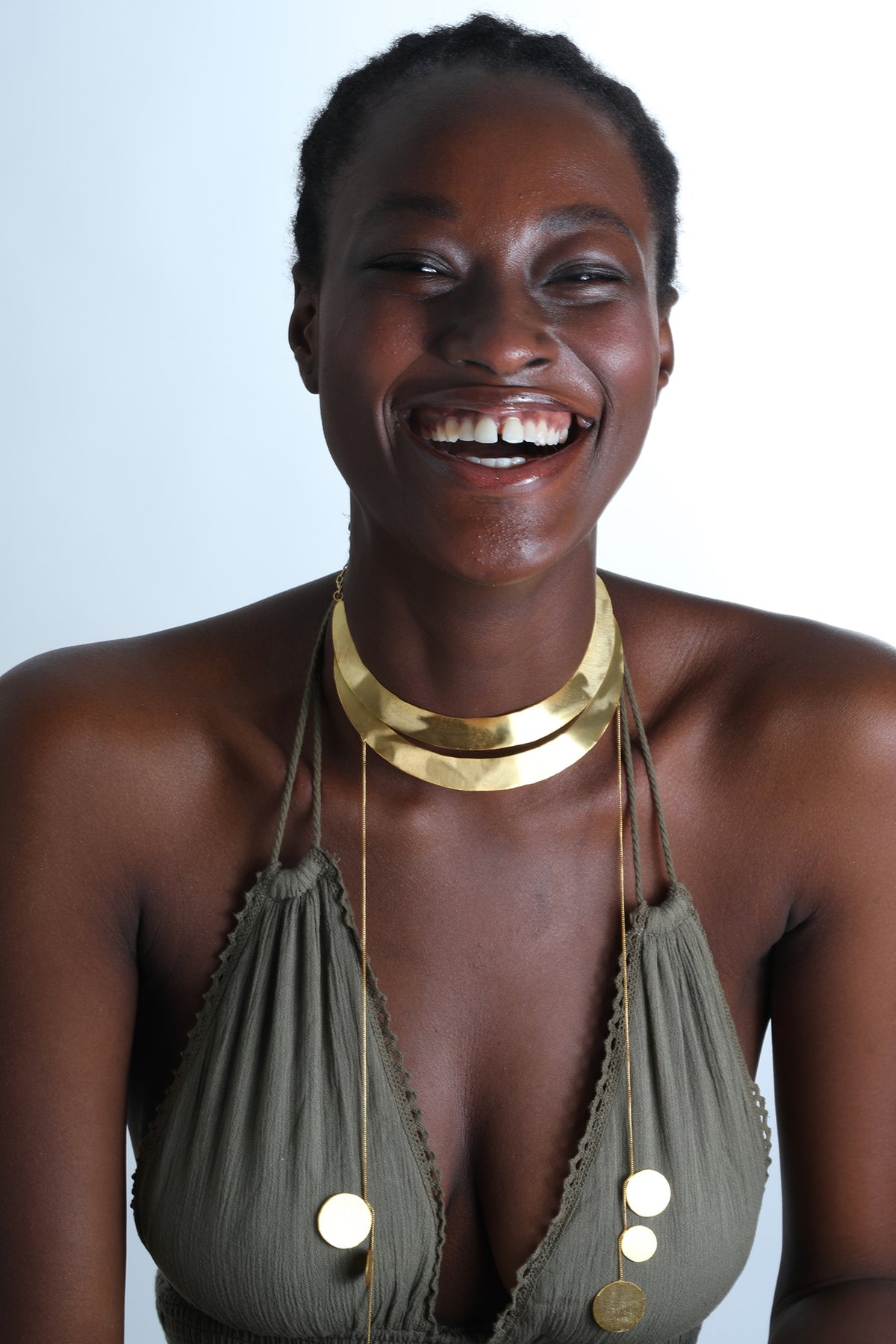 Gold Plated Choker Necklace