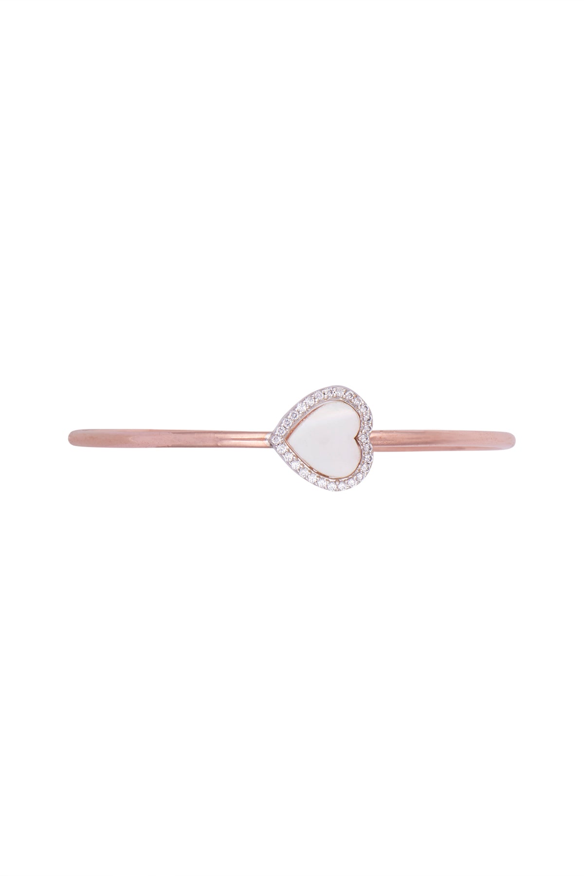 Rose Gold Plated Mother Of Pearl Bracelet
