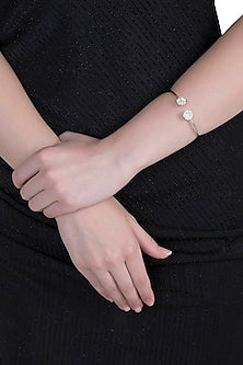 White Finish Cubic Zirconia Bracelet