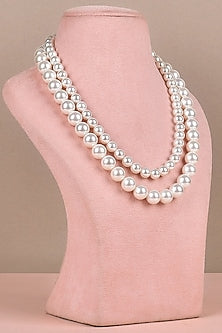 White Manufactured Pearl Necklace