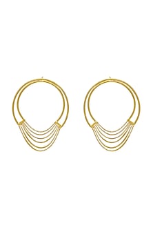 Gold Plated Chain Earrings