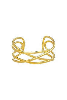 Gold Plated Brass Cuff