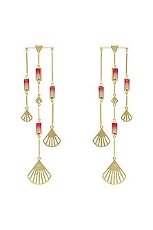 Gold Plated Chandelier Earrings