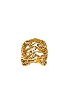 Gold Plated Brass Ring