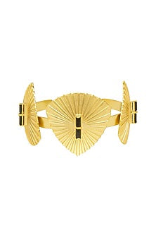 Gold Plated Brass Cuff