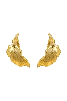 Gold Plated Flow Earrings