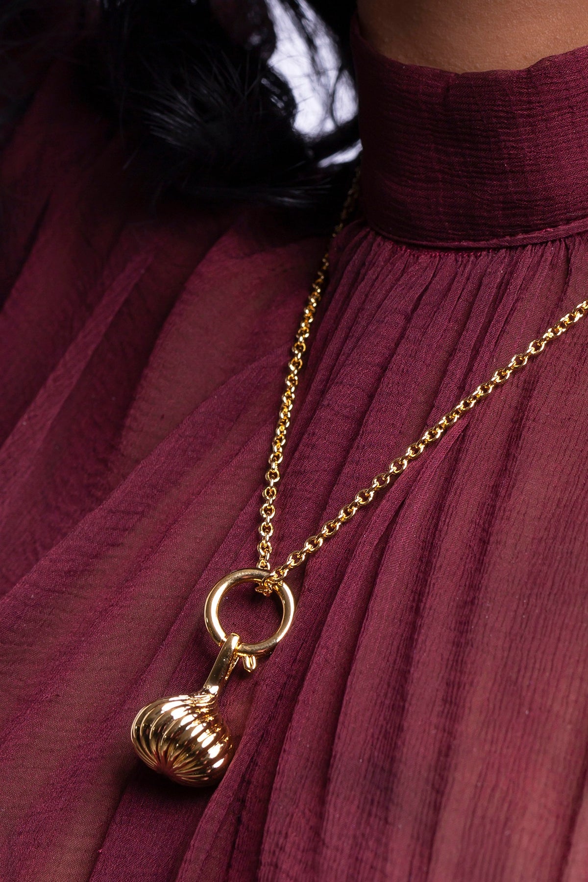Gold Plated Pendant Necklace