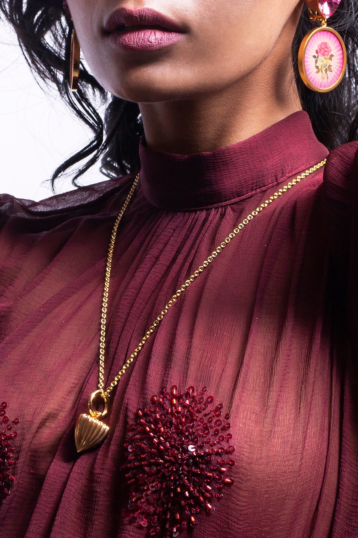 Gold Plated Pendant Necklace