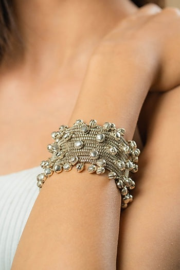 Silver Finish Handcrafted Bracelet