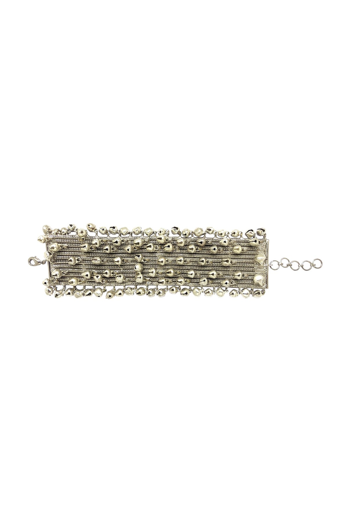 Silver Finish Handcrafted Bracelet