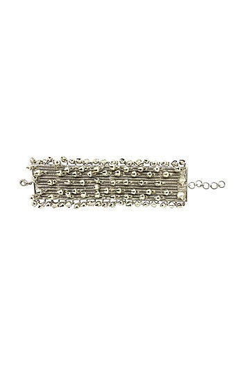 Silver Finish Handcrafted Bracelet