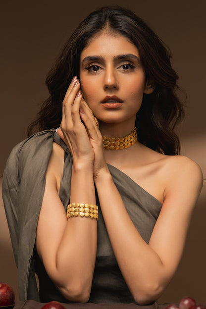 Gold Finish Handcrafted Bracelet