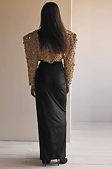 Coconut Net Fringed Jacket Set