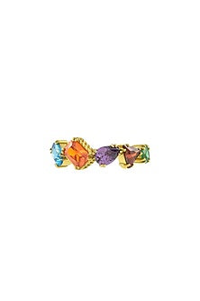 Gold Plated (Water Resistance Premium Plating) Zircon Ring