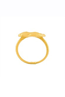 Gold Finish Seashell Ring