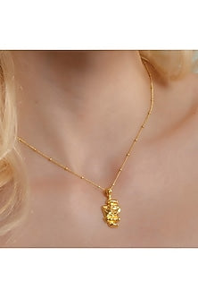 Gold Finish Patrimony Totem Necklace