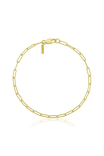 Gold Finish Handcrafted Chain Anklet