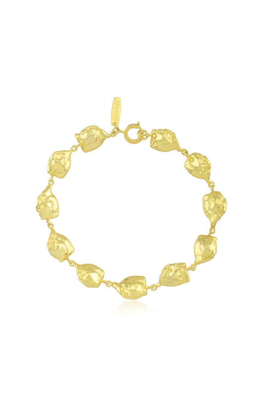 Gold Plated Handcrafted Anklet