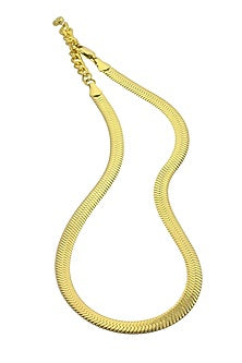 Gold Plated Snake Chain Necklace