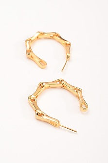 Gold Plated Hoop Earrings