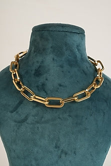 Gold Plated Link Necklace