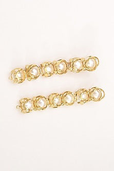 Gold Plated Freshwater Pearl Dangler Earrings