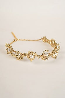 Gold Plated Freshwater Pearl Choker Necklace