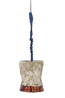 Off-White Canvas Pendant Lamp