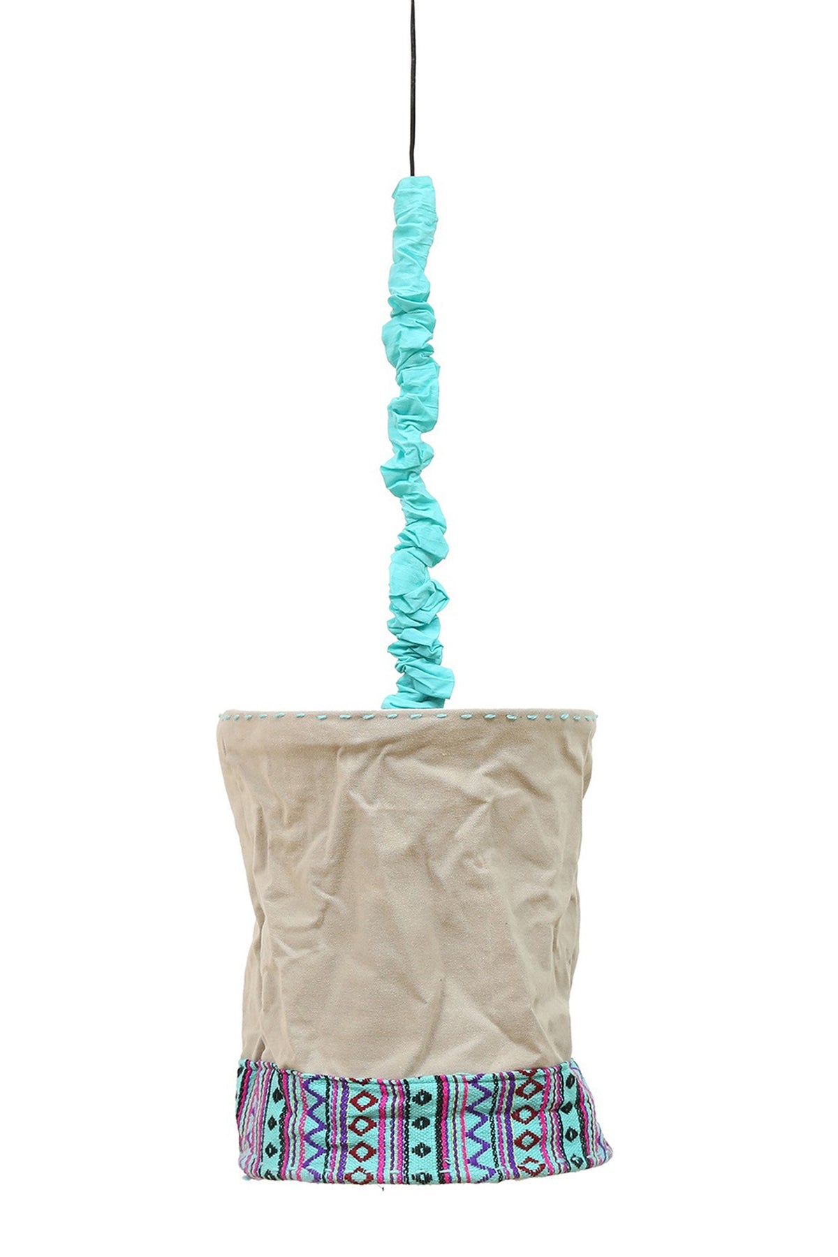Off-White Canvas Pendant Lamp