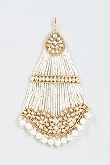 Gold Finish White Pearl Pasa