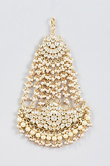 Gold Finish White Pearl Pasa