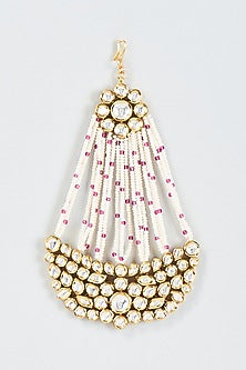 Gold Finish White Pearl Pasa