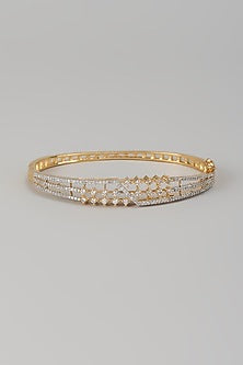 Gold Finish Zircon Bracelet