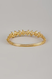 Two Tone Finish Swarovski Zircon Tennis Bracelet In Sterling Silver