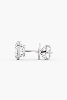 14kt Yellow Gold Finish Lab-Grown Diamond Stud Earrings