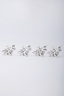 Silver Plated Napkin Rings (Set of 4)