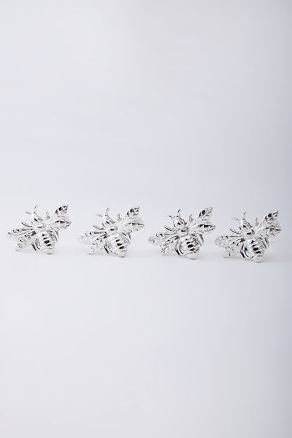 Silver Plated Napkin Rings (Set of 4)