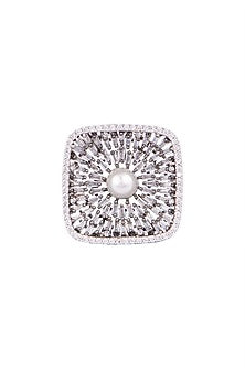 Black Rhodium Finish Diamond Ring