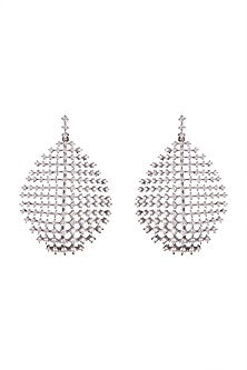 Black Rhodium Finish Diamond Earrings
