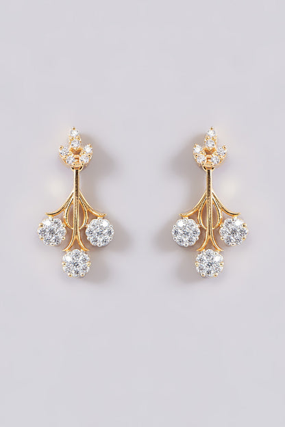 Gold Finish Zircon Necklace Set