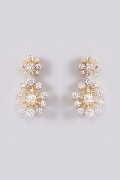 Gold Finish Zircon Necklace Set