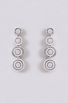 White Finish Zircon Necklace Set