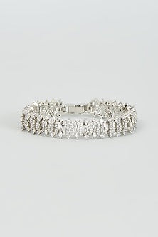 White Finish Zircon Bracelet