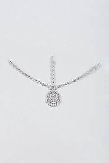 White Finish Zircon Mathapatti