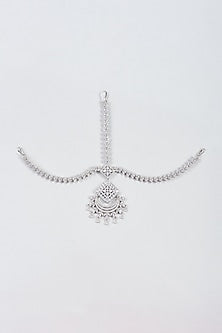 White Finish Zircon Mathapatti