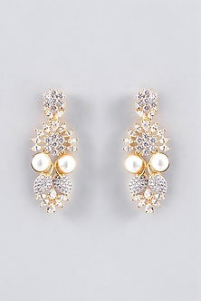 Gold Finish Faux Diamond Necklace Set