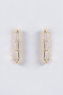 Gold Finish Faux Diamond Necklace Set